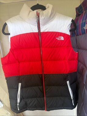 The North Face Purple Plaid & Gray Insulated Vest